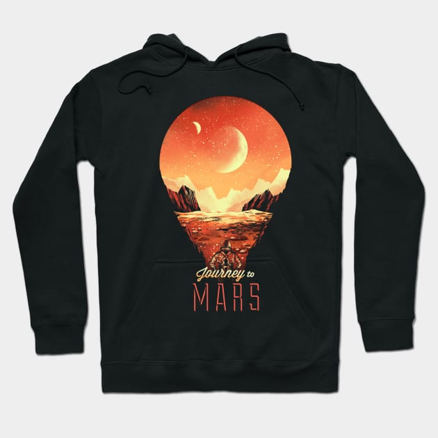 Journey to Mars Hoodie by DANDINGEROZZ